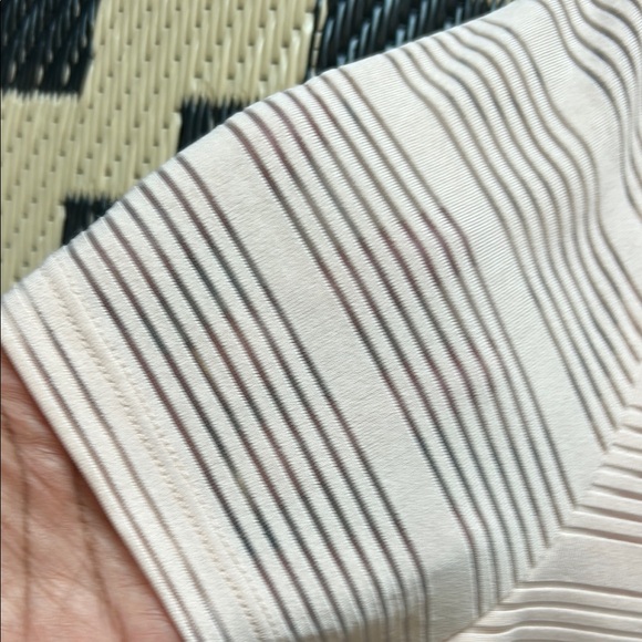 Calvin Klein Women's Blush Pink Striped Top - Picture 3 of 5